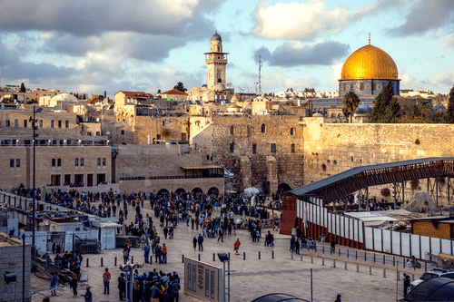 Present-day Western Wall, Jerusalem, Israel