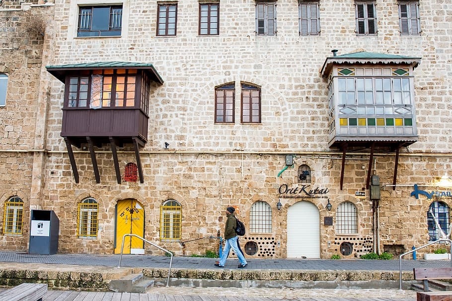 Building in Jaffa port